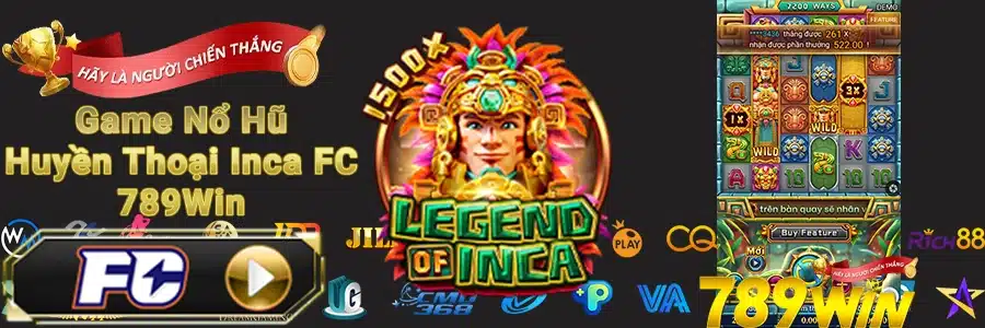 Game Nổ Hũ Huyền Thoại Inca FC 789Win